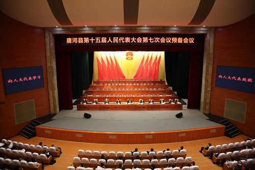 唐河县第十五届人民代表大会第七次大会预备会召开.jpg